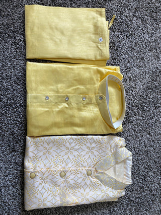 1-4 Days Delivery! Varman Indian Men Koti Kurta Pyjama Set Ready to Wear Bangalori Silk Jacquard Work Party Wear, Listing ID: 10019061858586
