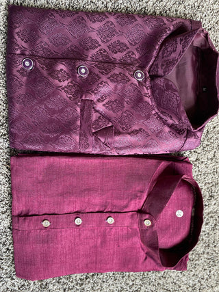 1-4 Days Delivery! Varman Indian Men Koti Kurta Pyjama Set Ready to Wear Silk Jacquard Work Party Wear, Listing ID: 9995002315034