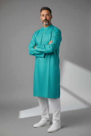 2-3 Days Delivery! Indian Men Kurta Pyjama Ready to Wear Bangalori Silk Party Wear, Listing ID: 10019075227930