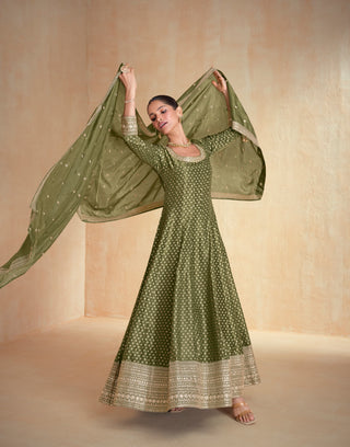 aashirwad-heavy-premium-viscose-banaras-simar-jacquard-long-gown-dupatta-with-embroidery-sequence-khatli-work-color-green-1