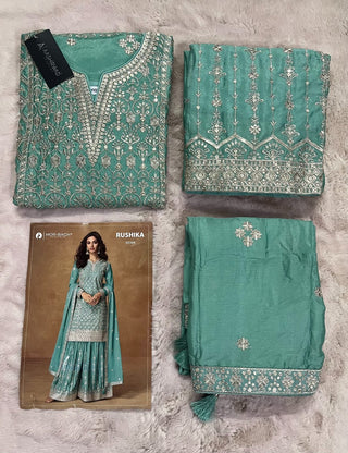 aashirwad-mor-bagh-rushika-premium-chinnon-silk-kurti-palazzo-dupatta-suit-set-with-sequence-embroidery-work-color-cyan-2