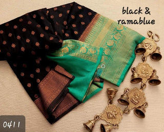 banarasi-mulberry-soft-silk-jacquard-sarees-color-black-ramablue-2
