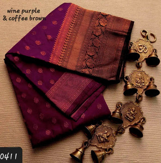 banarasi-mulberry-soft-silk-jacquard-sarees-color-wine-purple-coffee-brown