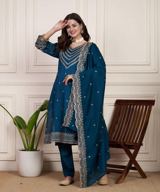 chanderi-silk-top-pant-dupatta-suit-set-with-sequence-embroidery-work-color-blue-2