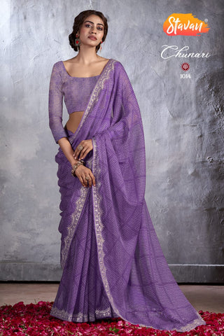 chiffon-saree-embroidery-work-color-purple