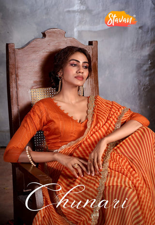 chiffon-saree-embroidery-work-color-reddish-orange-2