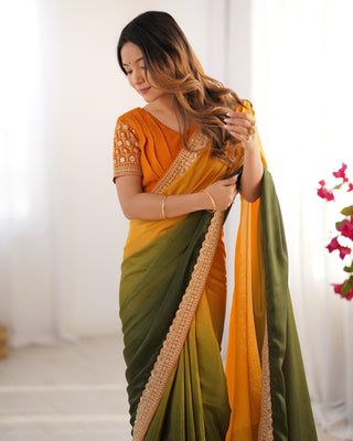 chinon-silk-saree-with-thread-sequence-lace-work-color-yellow-5