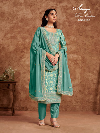 dola-silk-jacquard-top-pant-dupatta-set-with-sequence-embroidery-work-color-cyan-1