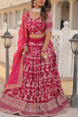 dyeable-pure-viscose-jacquard-lehenga-choli-dupatta-with-embroidery-sequence-work-color-pink-3