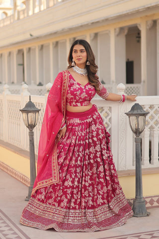 dyeable-pure-viscose-jacquard-lehenga-choli-dupatta-with-embroidery-sequence-work-color-pink-4