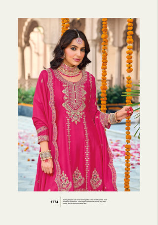 eb-gazal-premium-chinon-kurti-pant-dupatta-set-with-embroidery-fancy-coding-dori-sequence-real-mirror-work-color-rani-2