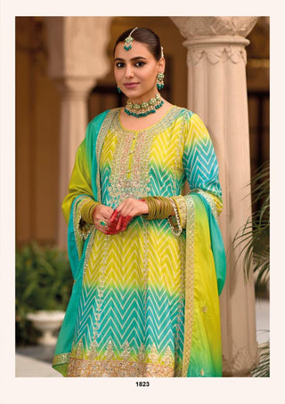 eba-lifestyle-leher-chinon-salwar-plazzo-dupatta-set-with-digital-print-embroidery-work-color-green-3