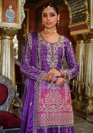 eba-lifestyle-rangeen-gold-heavy-chinon-kurti-palazzo-dupatta-set-with-digital-print-embroidery-work-color-purple-3