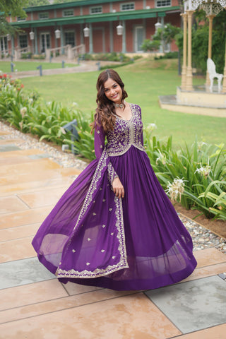 faux-blooming-georgette-gown-dupatta-suit-sequins-multi-zari-embroidered-work-color-purple-1