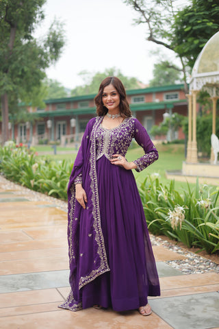 faux-blooming-georgette-gown-dupatta-suit-sequins-multi-zari-embroidered-work-color-purple-2