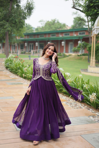 faux-blooming-georgette-gown-dupatta-suit-sequins-multi-zari-embroidered-work-color-purple-3