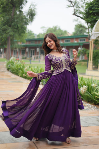faux-blooming-georgette-gown-dupatta-suit-sequins-multi-zari-embroidered-work-color-purple-4