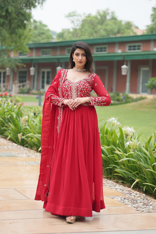 faux-blooming-georgette-gown-dupatta-suit-sequins-multi-zari-embroidered-work-color-red-4