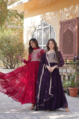 faux-blooming-georgette-gown-dupatta-suit-with-embroidery-pearl-work-2