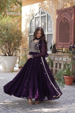 faux-blooming-georgette-gown-dupatta-suit-with-embroidery-pearl-work-color-purple-2