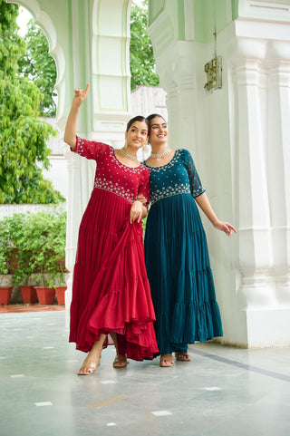 faux-blooming-georgette-gown-with-beads-embroidered-work-2