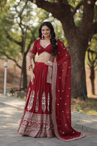 faux-blooming-georgette-lehenga-choli-dupatta-set-sequence-embroidery-work-color-maroon-2