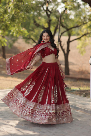 faux-blooming-georgette-lehenga-choli-dupatta-set-sequence-embroidery-work-color-maroon-4