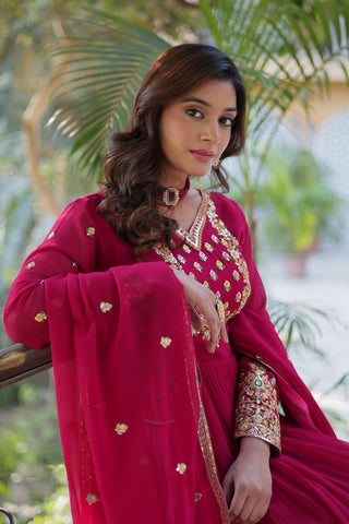 faux-blooming-georgette-long-gown-dupatta-set-with-rich-sequins-embroidered-work-color-pink-3