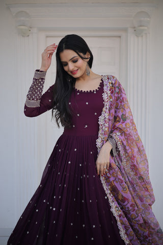  faux-blooming-gown-dupatta-suit-with-zari-thread-sequins-embroidery-work-wine-3