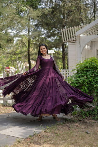 faux-blooming-gown-with-dupatta-embroidery-work-wine-1