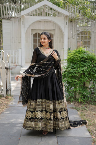 faux-blooming-gown-with-dupatta-sequins-embroidery-work-black-1