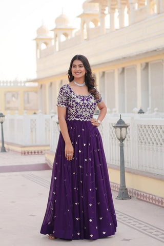 faux-blooming-gown-with-sequins-embroidered-work-color-purple