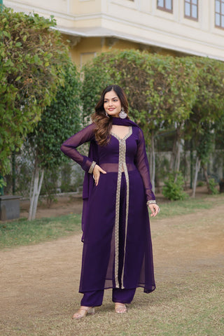 faux-blooming-kurti-pant-dupatta-set-with-embroidery-work-color-purple-1