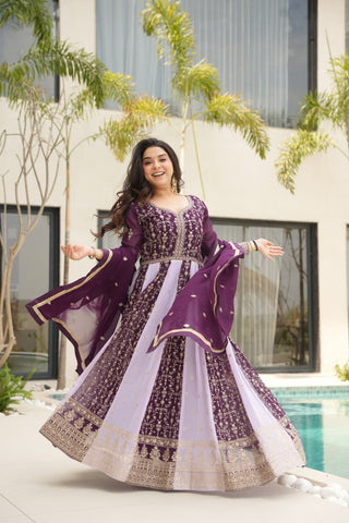 faux-blooming-long-gown-dupatta-set-with-zari-sequence-embroidery-work-color-purple-4