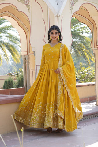 faux-georgette-gown-dupatta-suit-set-embroidery-zari-sequins-work-color-yellow-4