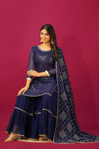faux-georgette-kurti-plazzo-dupatta-set-with-embroidery-sequence-work-color-navy-blue-7