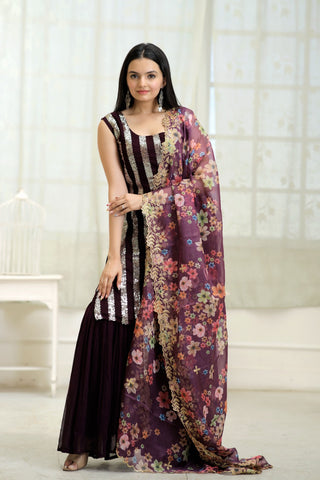 faux-georgette-kurti-sharara-dupatta-set-with-line-sequins-embroidery-work-color-wine-1