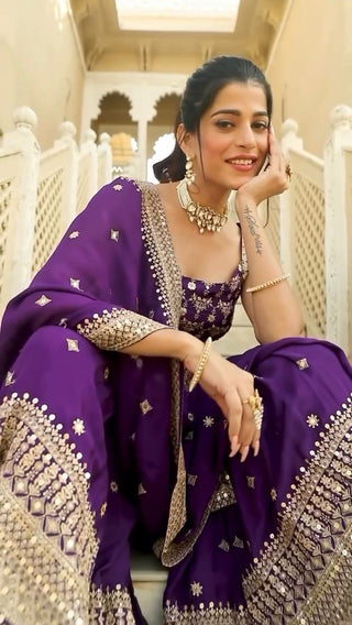 faux-georgette-kurti-sharara-dupatta-set-with-thread-9mm-sequence-work-color-purple-3