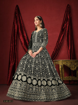 faux-georgette-long-gown-pant-dupatta-set-with-sequence-embroidery-work-color-black-1