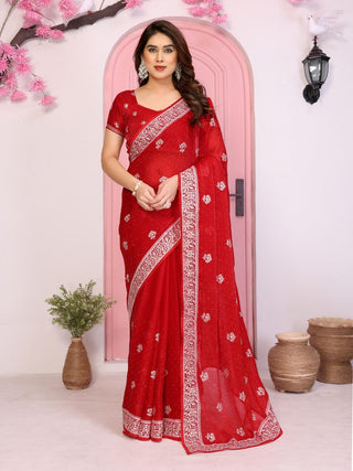 fendy-chiffon-silk-sarees-embroidery-sequence-work-color-red-1