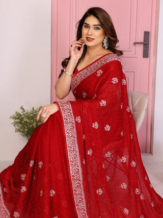 fendy-chiffon-silk-sarees-embroidery-sequence-work-color-red-2