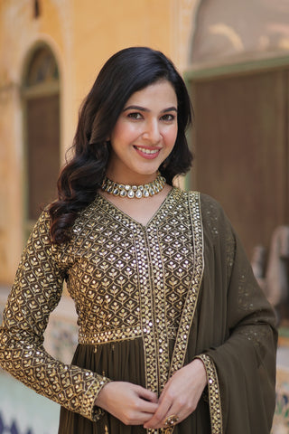 georgette-anarkali-long-gown-dupatta-sequence-embroidery-work-color-taupe-3
