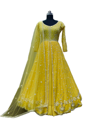    georgette-embroidery-sequins-gown-yellow-color-5