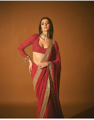        georgette-silk-saree-with-sequence-embroidery-work-red-2