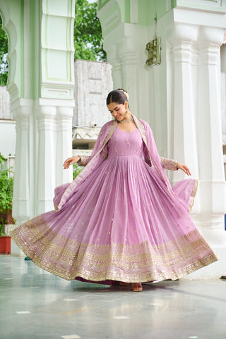 gown-dupatta-set-faux-georgette-with-siquins-embroidered-work-color-lavender-1