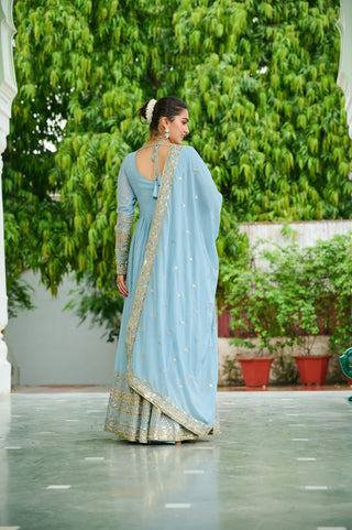 gown-dupatta-set-faux-georgette-with-siquins-embroidered-work-color-sky-5
