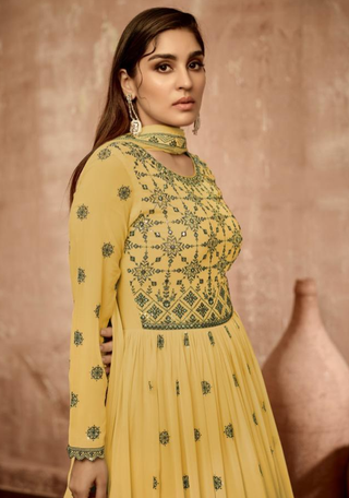 2-3 Days Delivery! Dresses For Women Party Wear Gown Georgette with Embroidery Maxi, Listing ID: 9880175313178