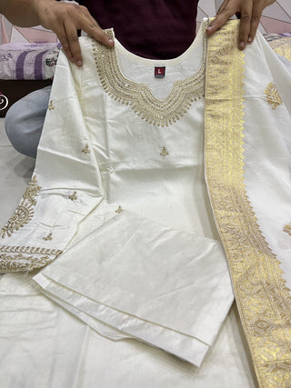 heavy-banana-chanderi-silk-kurti-pant-dupatta-suit-set-with-hand-embroidery-zari-weaving-work-color-white-6