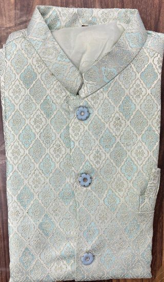 heavy-banglori-silk-kurta-pyjama-koti-set-with-zari-work-color-blue-3