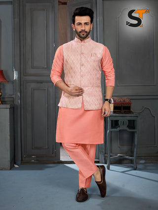 heavy-banglori-silk-kurta-pyjama-koti-set-with-zari-work-color-pink-1